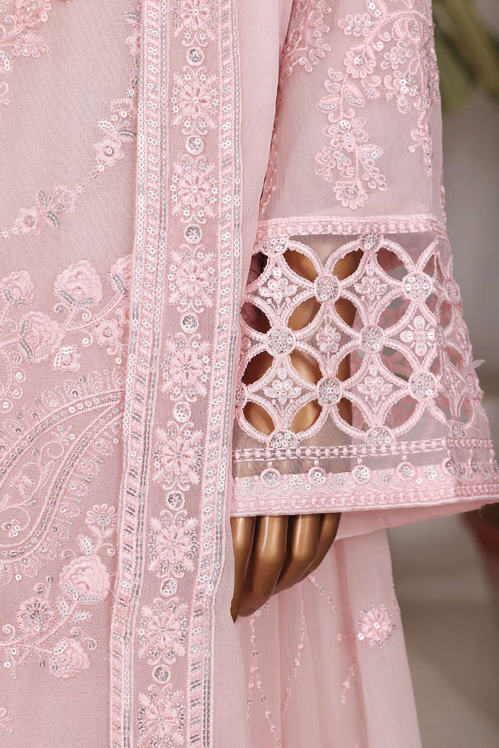 Platinum 3Pc Embroidered Dress