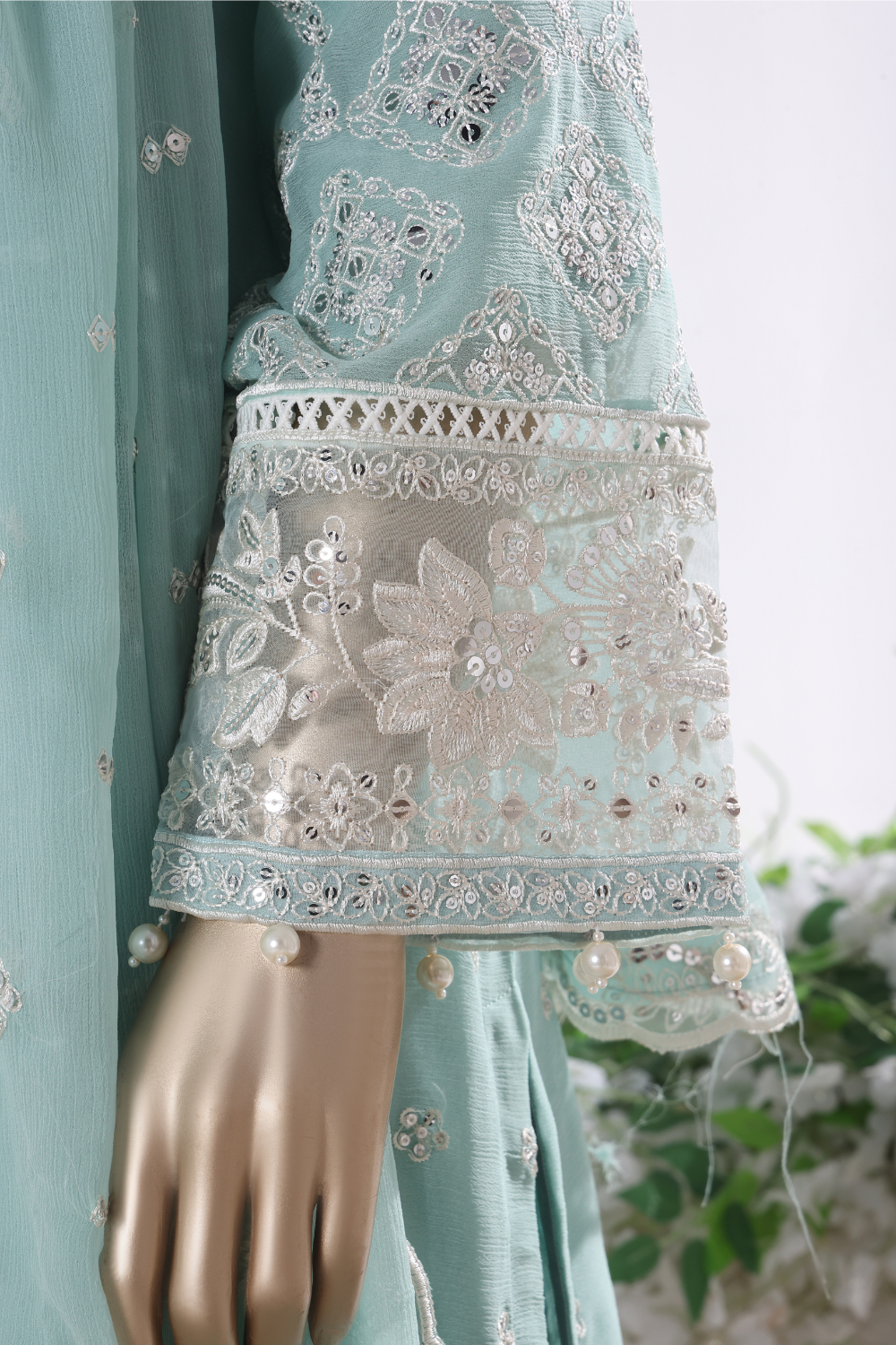 Sheesha 3Pc Embroidered Dress