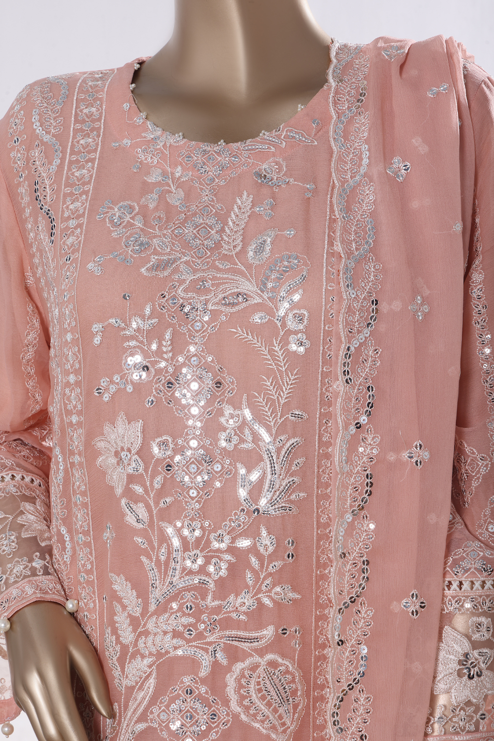 Sheesha 3Pc Embroidered Dress