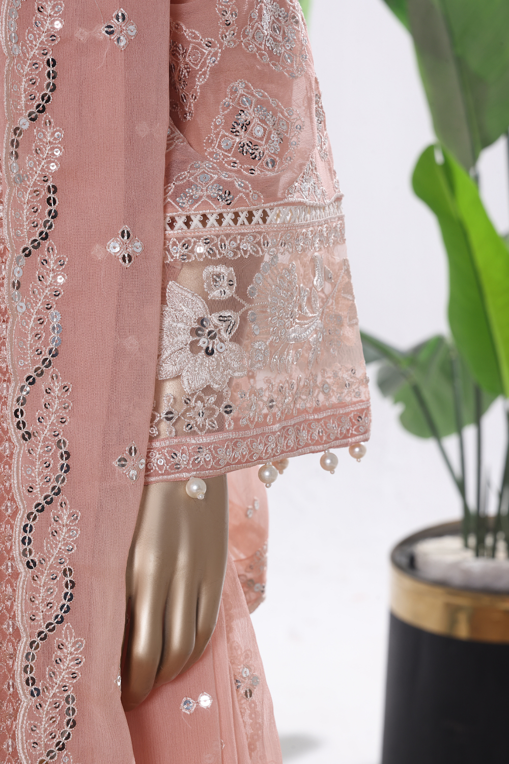 Sheesha 3Pc Embroidered Dress