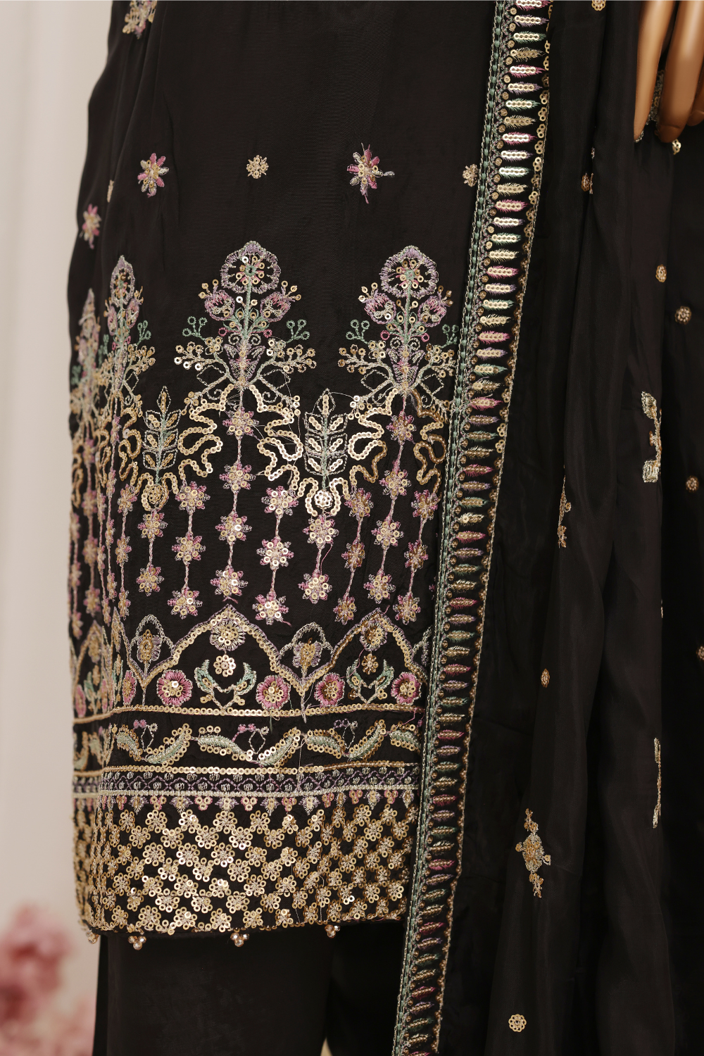 Chantelle 3Pc Embroidered Dress