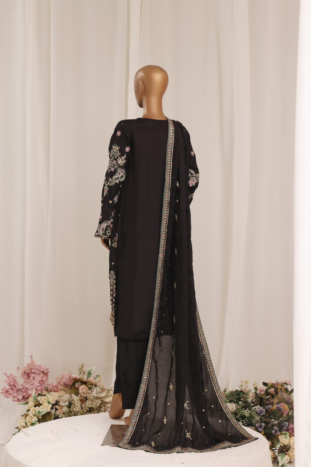 Chantelle 3Pc Embroidered Dress