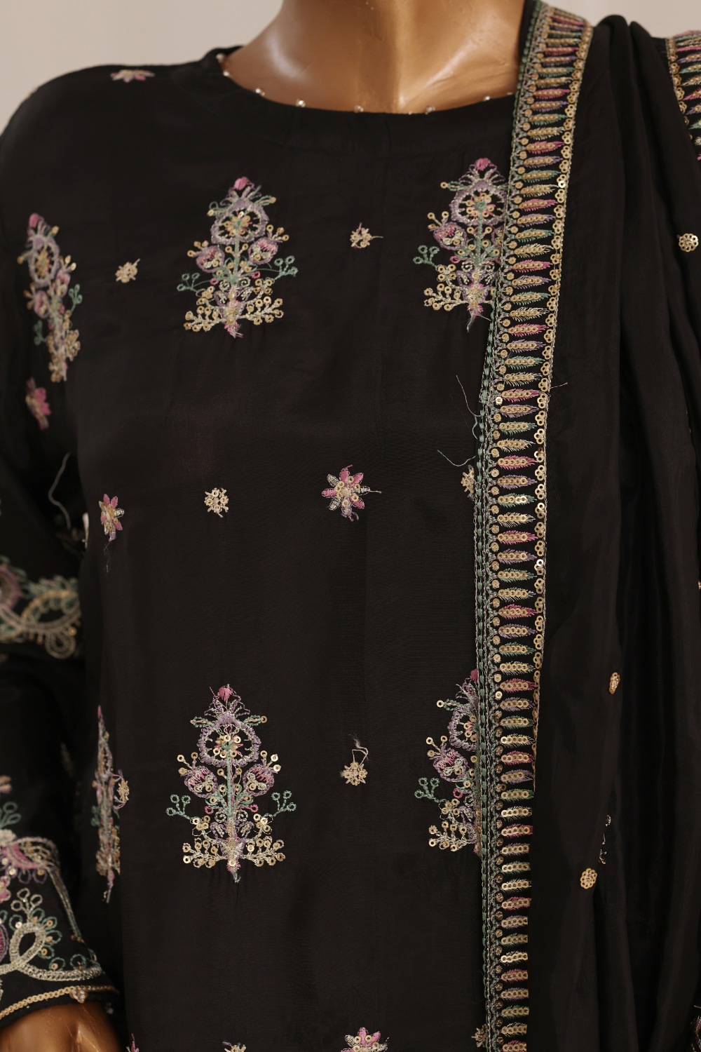 Chantelle 3Pc Embroidered Dress