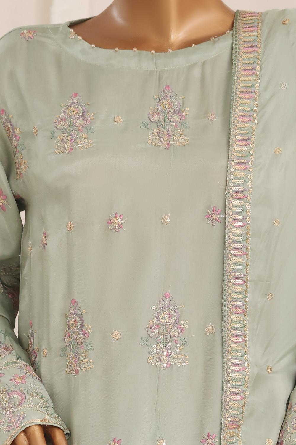 Chantelle 3Pc Embroidered Dress