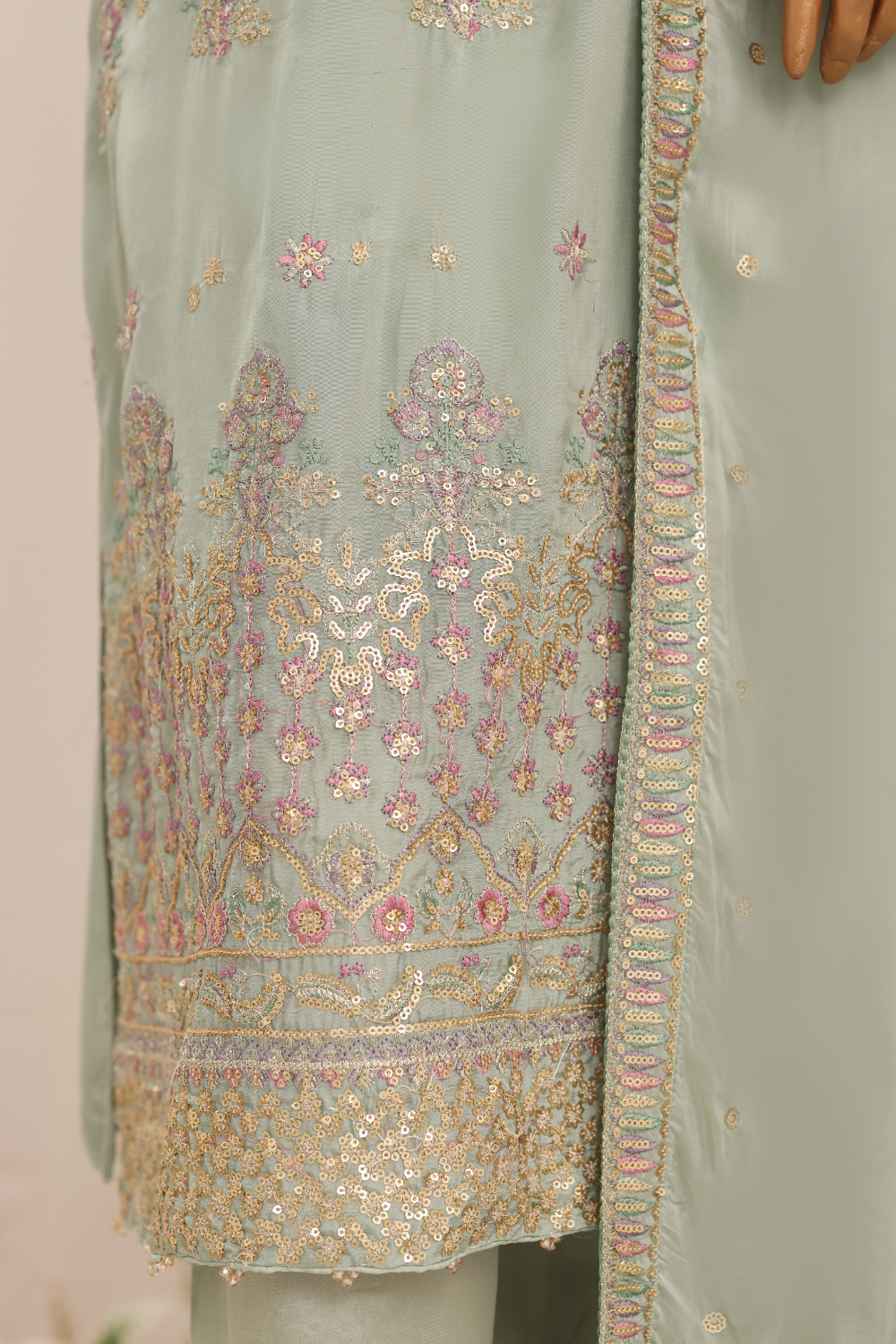 Chantelle 3Pc Embroidered Dress