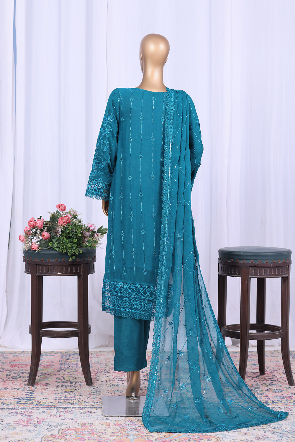 Gul Bahar 3Pc Embroidered Dress