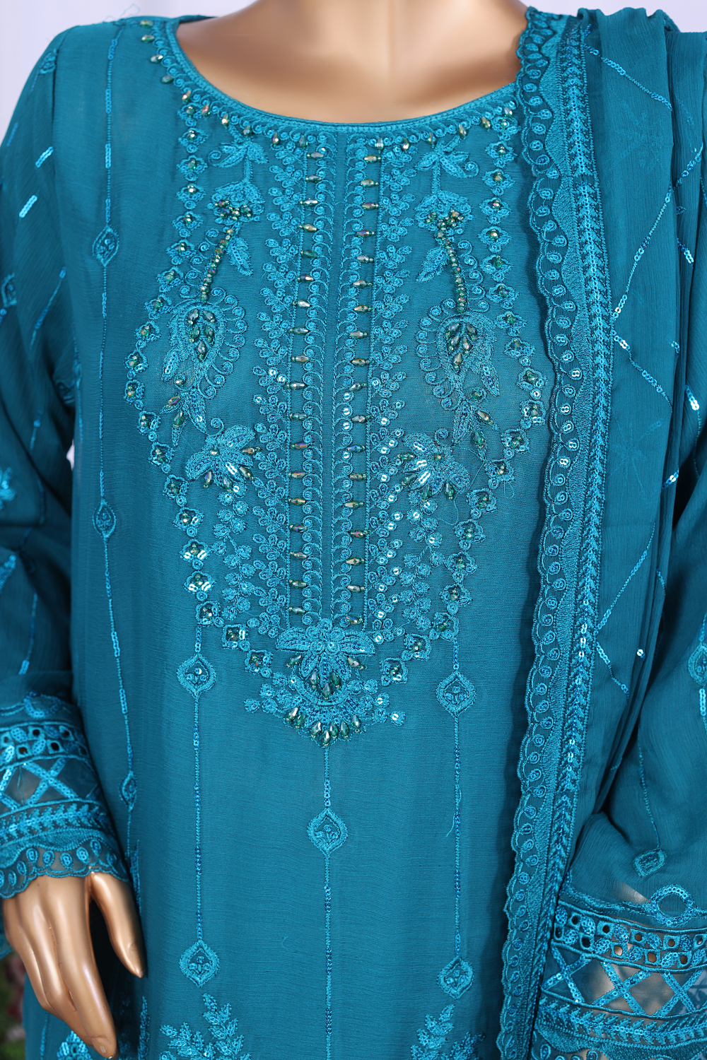 Gul Bahar 3Pc Embroidered Dress