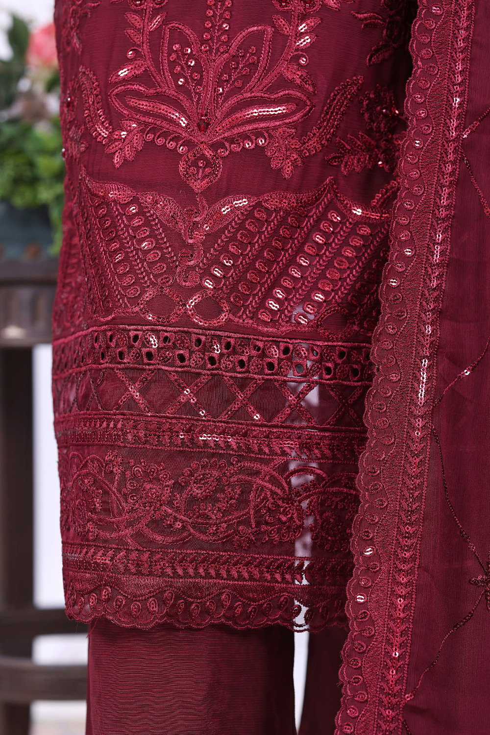 Gul Bahar 3Pc Embroidered Dress