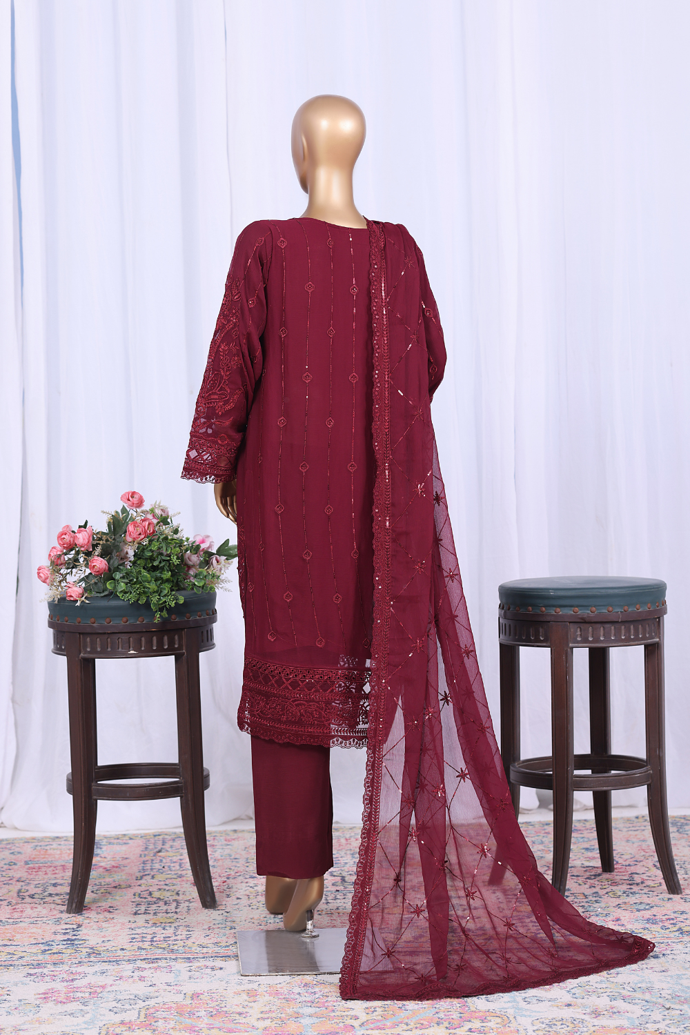 Gul Bahar 3Pc Embroidered Dress