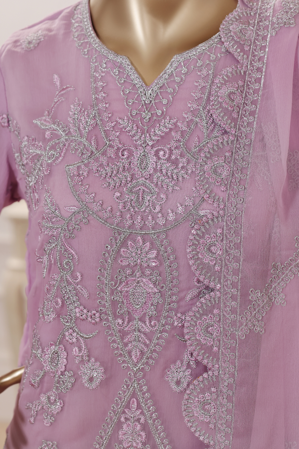 Glorious 3Pc Embroidered Dress