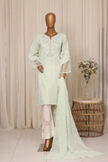 Brush Gulaab 3Pc Embroidered Dress