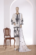 Black Arrow Cotton 3Pc Embroidered Dress