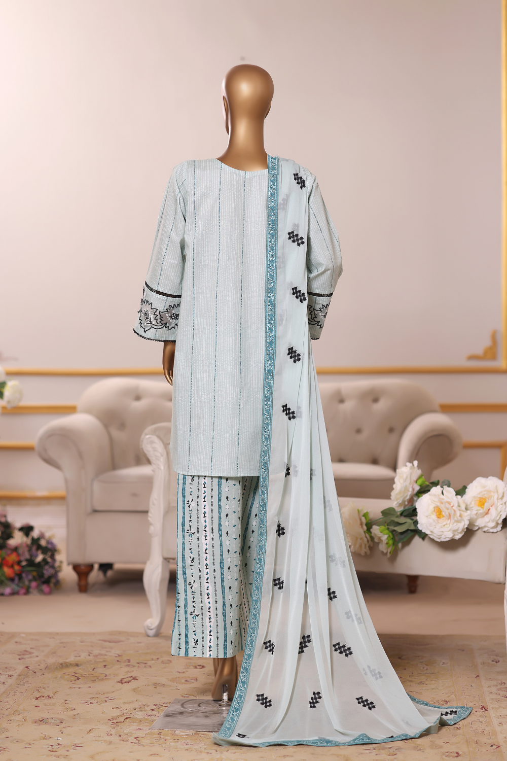 Pie 3Pc Embroidered Dress