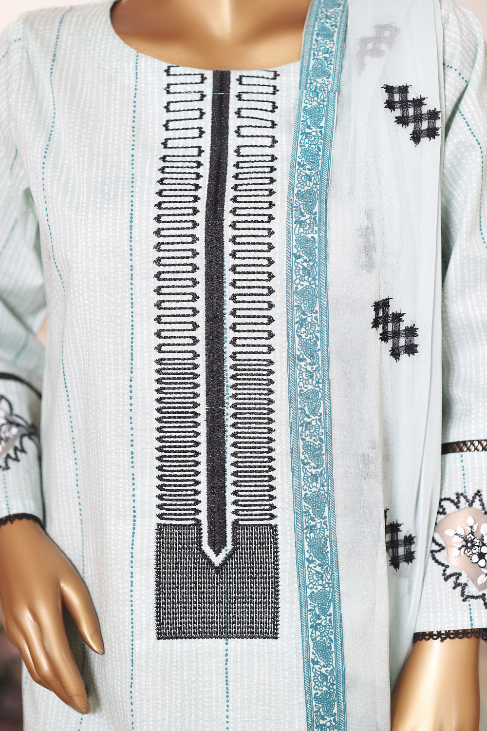 Pie 3Pc Embroidered Dress