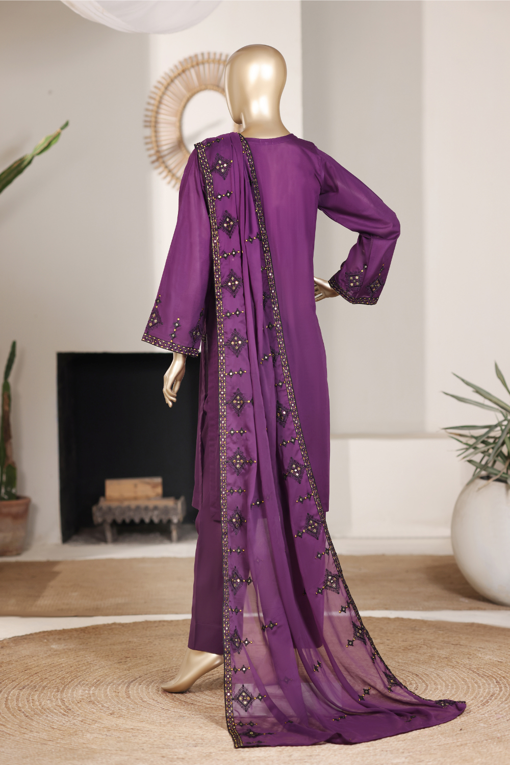 Balochi 3Pc Embroidered Dress