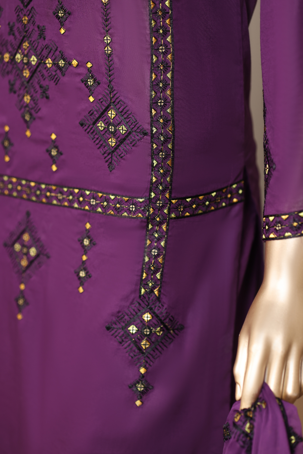 Balochi 3Pc Embroidered Dress
